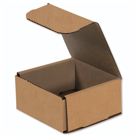 Bsc Preferred 4 x 4 x 2'' Kraft Corrugated Mailers, 50PK BUY00025448